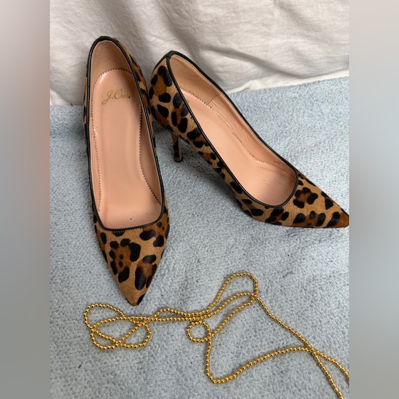 J.Crew animal print heels shoes - Picture 2 of 6